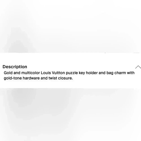 Louis Vuitton Puzzle Bag Charm & Keychain - Picture 5 of 5